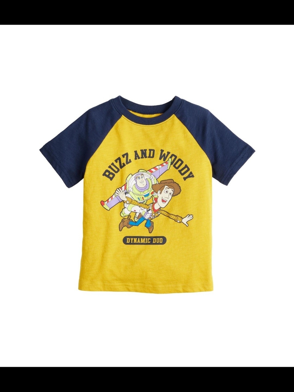 NWT Disney Toy Story Buzz & Woody Raglan Graphic Tee 12M